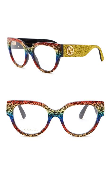 gucci eyeglasses frames glitter|nordstrom rack gucci glasses.